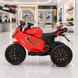 Дитячий мотоцикл Kawasaki Ninja M 5050ELR-3 на радіокеруванні, червоний, 2 мотори по 25W, EVA, шкіра, MP3, USB, світло та музика mp-337108 фото 3