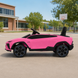 Дитячий електромобіль Lamborghini Lanzador Concept M 6293EBLR-8 рожевий, 4 мотори по 25W, EVA, шкіра, MP3, USB, Bluetooth mp-330362 фото 5