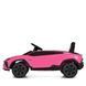 Дитячий електромобіль Lamborghini Lanzador Concept M 6293EBLR-8 рожевий, 4 мотори по 25W, EVA, шкіра, MP3, USB, Bluetooth mp-330362 фото 10