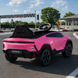 Дитячий електромобіль Lamborghini Lanzador Concept M 6293EBLR-8 рожевий, 4 мотори по 25W, EVA, шкіра, MP3, USB, Bluetooth mp-330362 фото 4