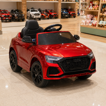 Детский электромобиль Audi RS Q8 M 4569EBLRS-3 красный автопокраска, 2 мотора по 35W, EVA, кожа, MP3, USB, Bluetooth mp-335709 фото