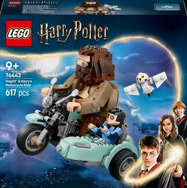 Конструктор LEGO Harry Potter Поїздка Геґріда й Гаррі на мотоциклі 617 деталей afk-100905 фото