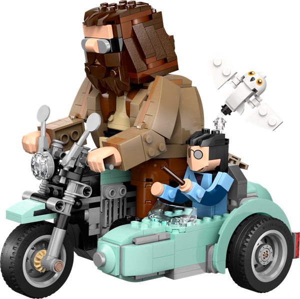 Конструктор LEGO Harry Potter Поїздка Геґріда й Гаррі на мотоциклі 617 деталей afk-100905 фото