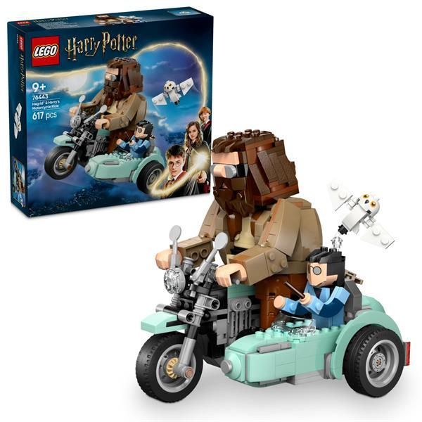 Конструктор LEGO Harry Potter Поїздка Геґріда й Гаррі на мотоциклі 617 деталей afk-100905 фото
