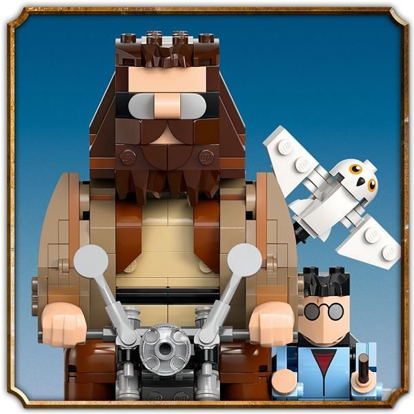 Конструктор LEGO Harry Potter Поїздка Геґріда й Гаррі на мотоциклі 617 деталей afk-100905 фото