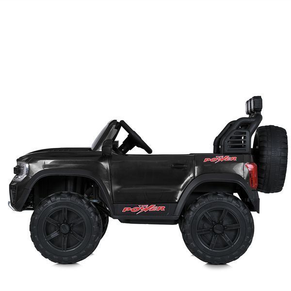 Детский электромобиль Джип Ford Ranger Raptor Bambi M 5829 EBLRS-2, черный, 4 мотора по 35W, EVA, кожа, MP3, Bluetooth mp-299994 фото