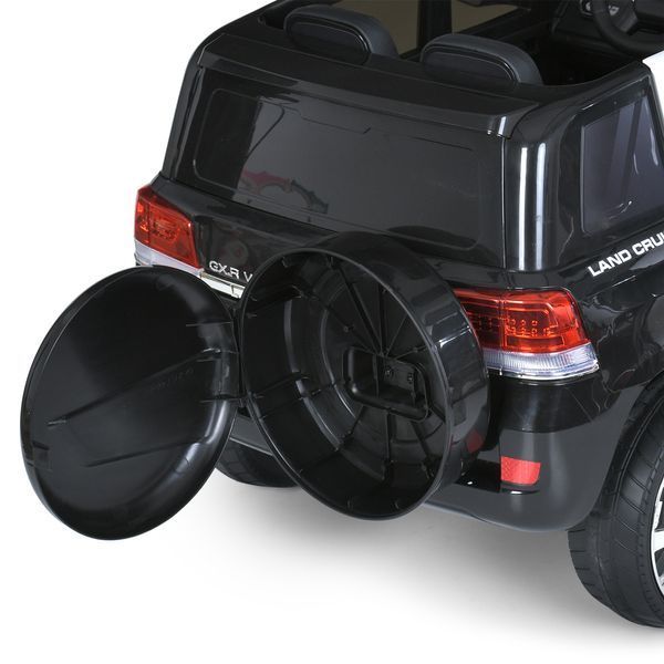 Детский электромобиль Джип Bambi JJ 2022 EBLR-2-1(2) (24V) Toyota Land Cruiser Police, черный mp-299599 фото