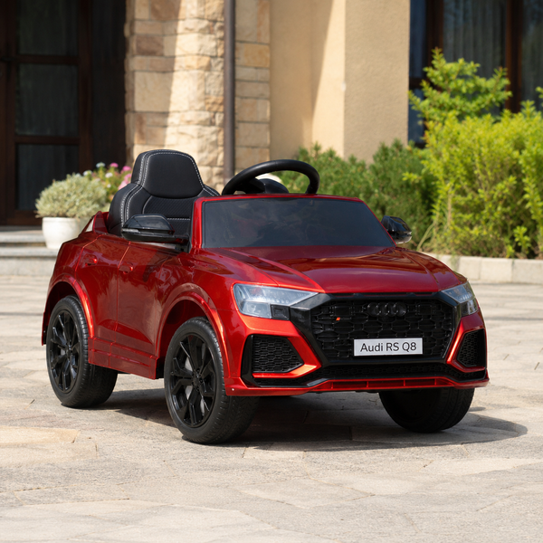 Дитячий електромобіль Audi RS Q8 M 4569EBLRS-3 червоний автофарбування, 2 мотори по 35W, EVA, шкіра, MP3, USB, Bluetooth mp-335709 фото