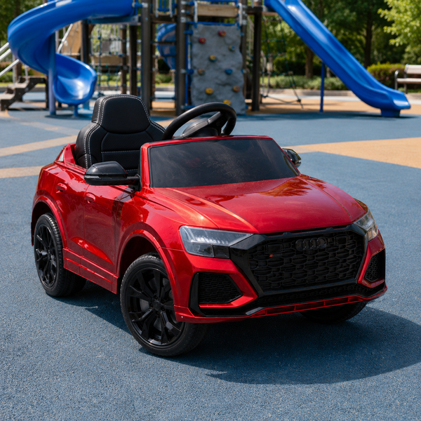 Дитячий електромобіль Audi RS Q8 M 4569EBLRS-3 червоний автофарбування, 2 мотори по 35W, EVA, шкіра, MP3, USB, Bluetooth mp-335709 фото