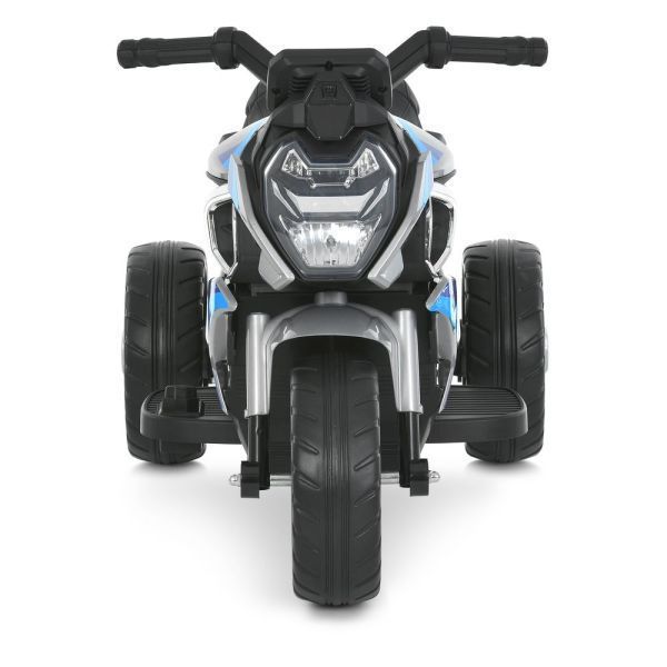 Детский мотоцикл BMW S1000R M 6262EL-11, 2 мотора по 25W, EVA, кожа, Bluetooth, USB, TF, серый mp-331256 фото