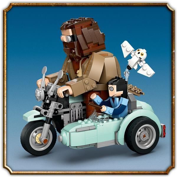 Конструктор LEGO Harry Potter Поїздка Геґріда й Гаррі на мотоциклі 617 деталей afk-100905 фото