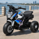 Детский мотоцикл BMW S1000R M 6262EL-11, 2 мотора по 25W, EVA, кожа, Bluetooth, USB, TF, серый mp-331256 фото 3