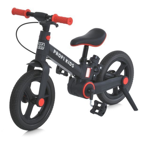 Велосипед-трансформер PROFI KIDS 12 д. MB 1021-1 3в1, 2 колеса,гума (антипрокол), стал.рама, кермо,чорний, нейлон.вилка, обід РР, ексцентрик сид, бат.ручка, складний mp-303305 фото