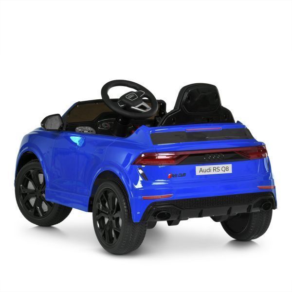 Детский электромобиль Audi M 4569EBLRS-4 синий, 2 мотора по 35W, EVA, кожа, MP3, USB, Bluetooth mp-335808 фото