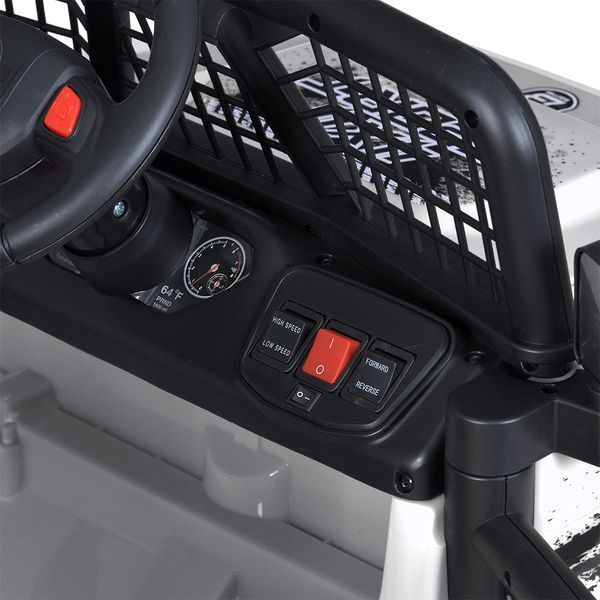 Джип M 5991EBLR-1 24V 1шт 2, 4G, 1аккум24V5AH, 4мотора50W, BLUETOOTH, USB, TF, EVA, музыка, свет, шкіра, білий mp-305697 фото