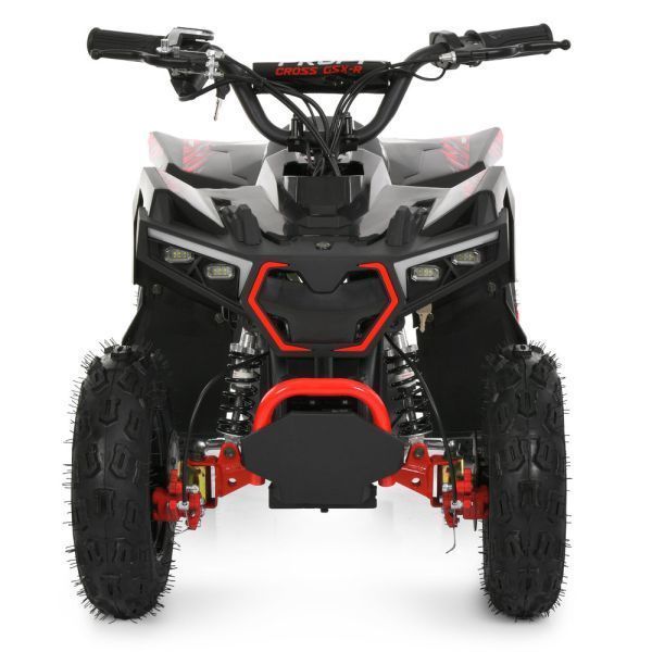 Квадроцикл HB-FFG1000-2-3 мотор 1000W, 3акум 12V/12AH, 25км/год, до 45кг, світло, чорно-червоний mp-338119 фото