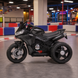 Дитячий мотоцикл Kawasaki Ninja M 6267EL-11 сірий, 2 мотори по 35W, EVA, шкіра, Bluetooth mp-344418 фото 2