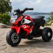 Дитячий мотоцикл BMW S1000R M 6262EL-3, 2 мотори по 25W, EVA, шкіра, Bluetooth, USB, TF, червоний mp-331257 фото 1