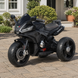 Дитячий мотоцикл Kawasaki Ninja M 6267EL-11 сірий, 2 мотори по 35W, EVA, шкіра, Bluetooth mp-344418 фото 3