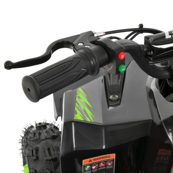 Квадроцикл HB-FFG1000-2-5 мотор 1000W, 3аккум 12V/12AH, 25км/ч, до 45кг, свет, черно-зеленый mp-338120 фото