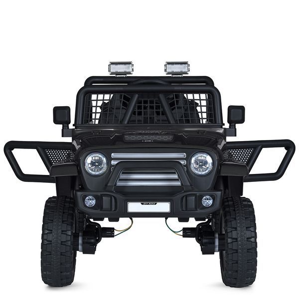 Джип M 5991EBLR-2 24V 1шт 2, 4G, 1аккум24V5AH, 4мотора50W, BLUETOOTH, USB, TF, EVA, музика, світло, шкіра, чорний mp-305699 фото