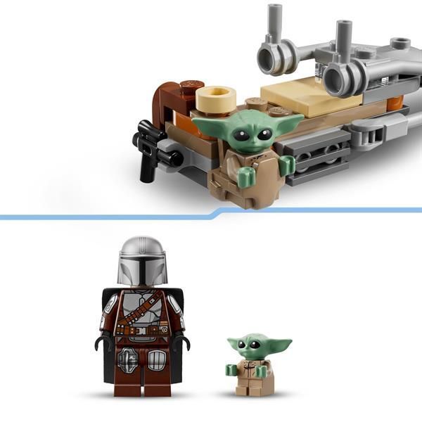Конструктор LEGO Star Wars TM Швидкісний мотоцикл Мандалорця й Ґроґу 58 Деталей 75436 afk-186593 фото