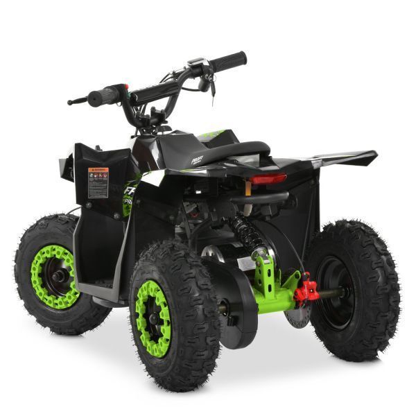 Квадроцикл HB-FFG1000-2-5 мотор 1000W, 3аккум 12V/12AH, 25км/ч, до 45кг, свет, черно-зеленый mp-338120 фото