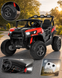 Двомісний дитячий електромобіль Джип-багі UTV Racing 4x4 M 6368EBLR-3 червоний, 4 мотори по 200W, EVA, екошкіра, MP3, Bluetooth mp-344740 фото 2