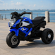 Детский мотоцикл BMW S1000R M 6262EL-4, 2 мотора по 25W, EVA, кожа, Bluetooth, USB, TF, синий mp-331258 фото 6