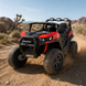 Двомісний дитячий електромобіль Джип-багі UTV Racing 4x4 M 6368EBLR-3 червоний, 4 мотори по 200W, EVA, екошкіра, MP3, Bluetooth mp-344740 фото 5