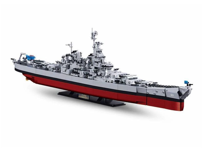 Конструктор блочний Військовий корабель у масштабі 1:350, 1739 елементів M38-B1291 bab-365974 фото