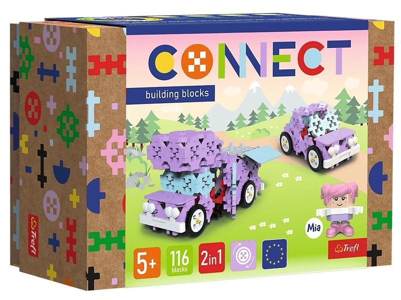 Конструктор Trefl Connect Машина з фігуркою Joy, 42 елементи 62043 bab-396145 фото