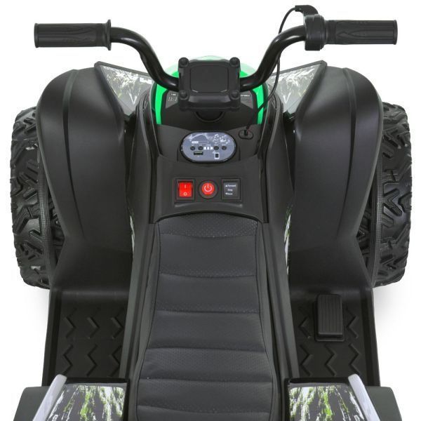 Квадроцикл M 6283EL-5 2*35W,1*12V7-9AH, муз, свет, шкір.сидіння, BLUETOOTH, MP3, USB, EVA, зелений mp-326740 фото