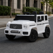 Дитячий електромобіль Джип Mercedes-AMG G 63 / G-Class Гелендваген M 6343EBLR-1 білий, 4 мотори по 35W, EVA, шкіра, MP3, USB, TF, Bluetooth mp-346374 фото 1