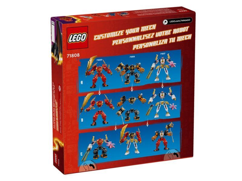 Конструктор LEGO Ninjago Робот вогняної стихії Кая, 322 деталі 71808 bab-395863 фото