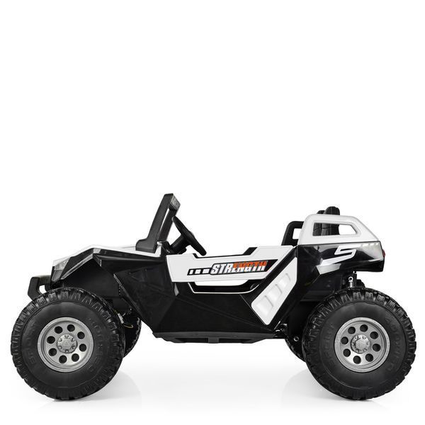 Детский электромобиль Джип Bambi M 4170 EBLR-1 (24V) Багги, двухместный, белый mp-225205 фото