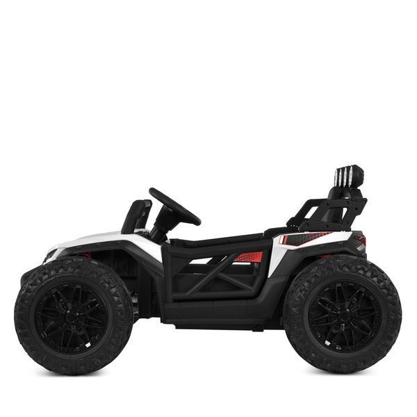 Багги M 6073EBLR-1 2, 4G на радиоуправлении, 2*12V7AH, 4*35W, USB, BLUETOOTH, EVA, музыка, свет, кожа, белый mp-308885 фото