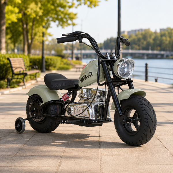 Мотоцикл M 6016AL-11 36V 1шт 2*18V9AH, 1*350W, USB, BLUETOOTH, TF, шкіра, сірий mp-306654 фото