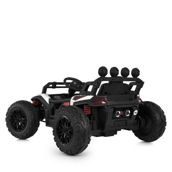 Багги M 6073EBLR-1 2, 4G на радиоуправлении, 2*12V7AH, 4*35W, USB, BLUETOOTH, EVA, музыка, свет, кожа, белый mp-308885 фото