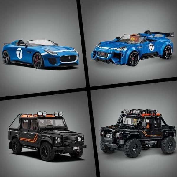 Конструктор Jaguar Project 7 и Land Rover Defender LEGO&reg; Speed Champions afk-187014 фото