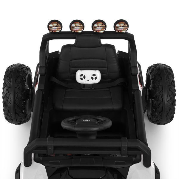 Багги M 6073EBLR-1 2, 4G на радиоуправлении, 2*12V7AH, 4*35W, USB, BLUETOOTH, EVA, музыка, свет, кожа, белый mp-308885 фото
