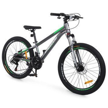 Велосипед PROFI FREEDOM 26 д. FD-2602 алюм.рама 13",SKD85%,SHIMANO 21SP,скоростн.кол.,промподш.,темно-серый mp-348000 фото