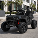 Двомісний дитячий електромобіль Джип M 6368EBLR-2 багі UTV Racing 4x4 чорний, 4 мотори по 200W, MP3, Bluetooth, EVA, екошкіра mp-345378 фото 1