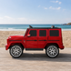 Детский электромобиль Джип Mercedes-AMG G 63 M 4214EBLRS-3 красный, Гелентваген, 2 мотора по 30W, EVA, кожа, MP3, Bluetooth, автопокраска mp-338104 фото 2