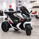 Детский мотоцикл Bambi M 4852EL-1-2 Police бело-черный, 2 мотора по 35W, EVA, кожа, MP3, Bluetooth mp-275456 фото 2