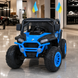 Детский электромобиль Джип Багги M 6131EBLR-4 двухместный, 4 мотора по 45W, EVA, кожа, MP3, Bluetooth, синий mp-315928 фото 12