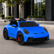 Дитячий електромобіль Porsche 911 GT3 RS M 6111EBLR-4 двомісний, 2 мотори по 320W, EVA, екошкіра, Bluetooth, MP3, синій mp-337193 фото 1