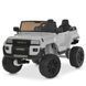 Детский электромобиль Джип Toyota Land Cruiser M 6296EBLR-11 двухместный, 4 мотора по 45W, EVA, кожа, MP3, Bluetooth, серый mp-331612 фото 1