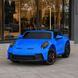 Дитячий електромобіль Porsche 911 GT3 RS M 6111EBLR-4 двомісний, 2 мотори по 320W, EVA, екошкіра, Bluetooth, MP3, синій mp-337193 фото 6