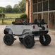 Детский электромобиль Джип Toyota Land Cruiser M 6296EBLR-11 двухместный, 4 мотора по 45W, EVA, кожа, MP3, Bluetooth, серый mp-331612 фото 13